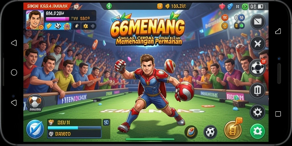 Screenshot dari gameplay 66MENANG yang menggambarkan momen penuh strategi.