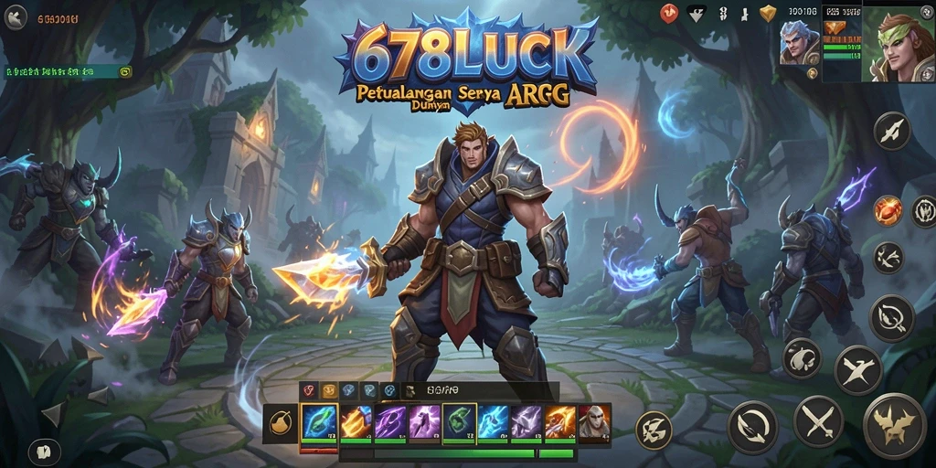 Tampilan gameplay ARPG yang intens dan mendebarkan.