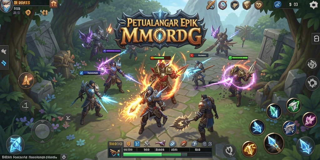 Tangkapan layar gameplay yang menampilkan pertempuran seru di 8II.