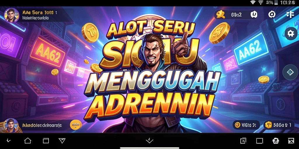 Tampilan menarik gameplay Slot AA62 yang seru dan menghibur.