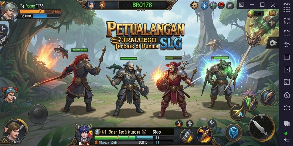Tampilan gameplay seru dan strategi mendalam di BRO178.