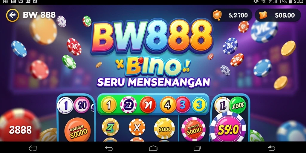 Screenshot permainan BW888 yang menampilkan gameplay Bingo yang seru.