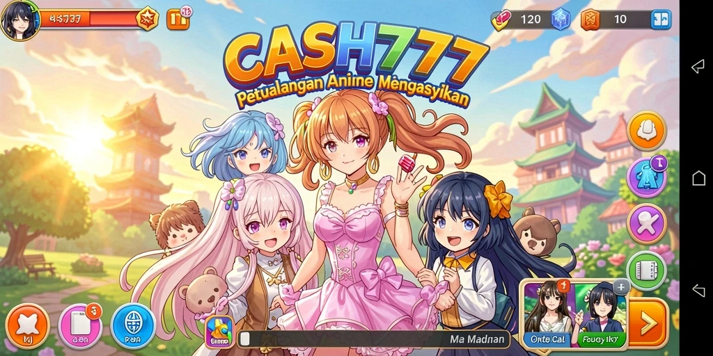 Gameplay CASH777 menunjukkan karakter unik dan pertarungan yang mengesankan.