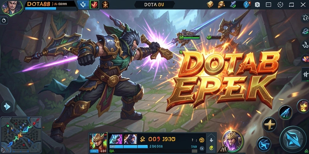Screenshot DOTA88 menunjukkan aksi mendebarkan dalam pertarungan seru.