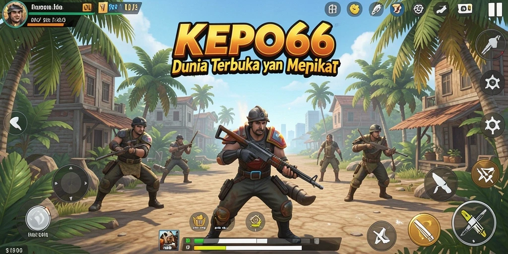 Tampilan gameplay KEPO66 yang menakjubkan di dunia terbuka.