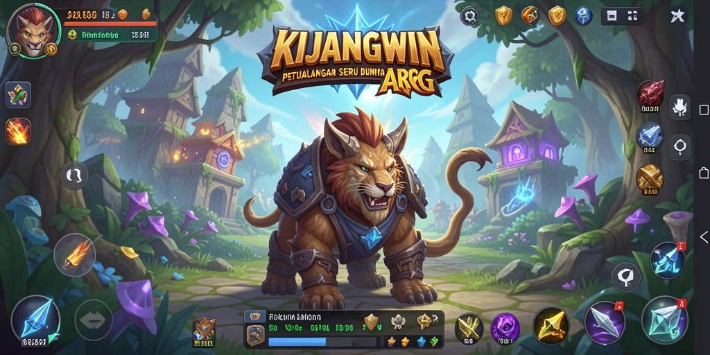 Tampilan gameplay ARPG KIJANGWIN yang mendebarkan.
