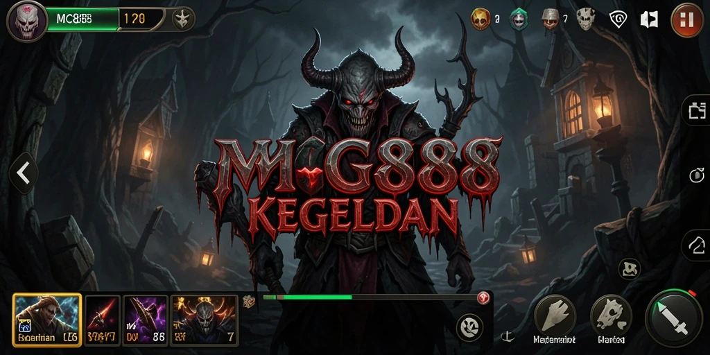 Gameplay menegangkan dengan suasana Horror di MC888.