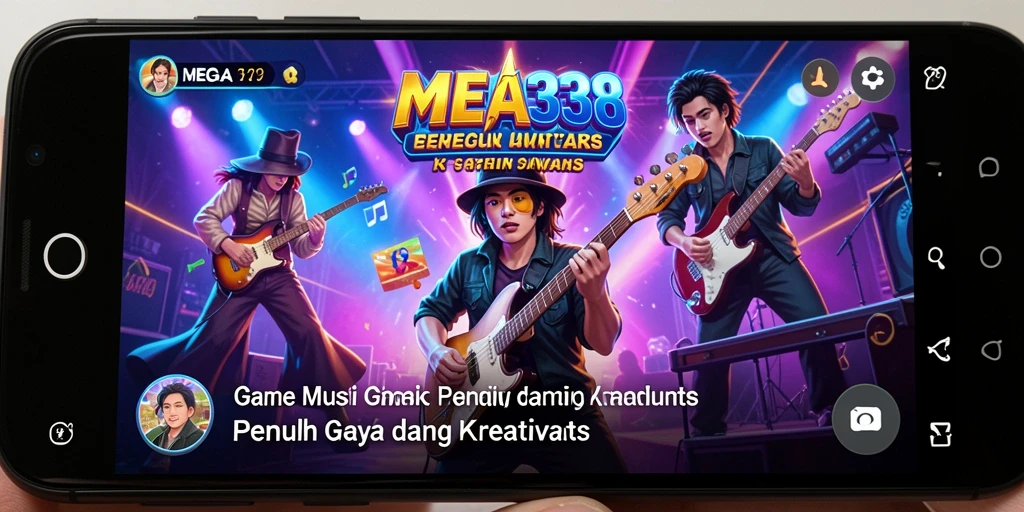 Tampilan gameplay MEGA338 yang penuh warna dan menarik.