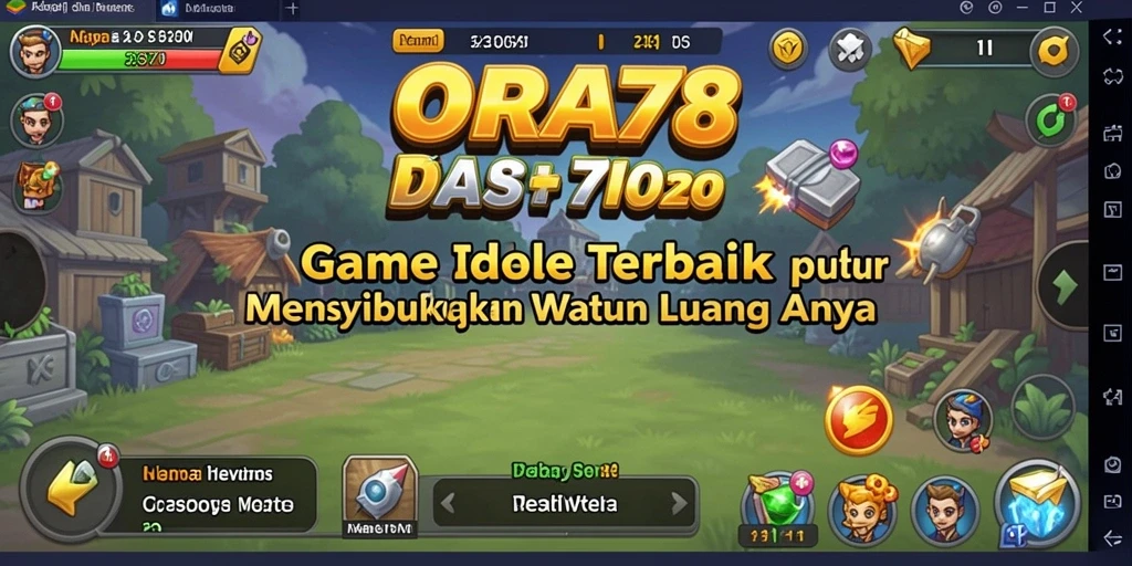 Tampilan gameplay ORA78 yang menarik dan menghibur.