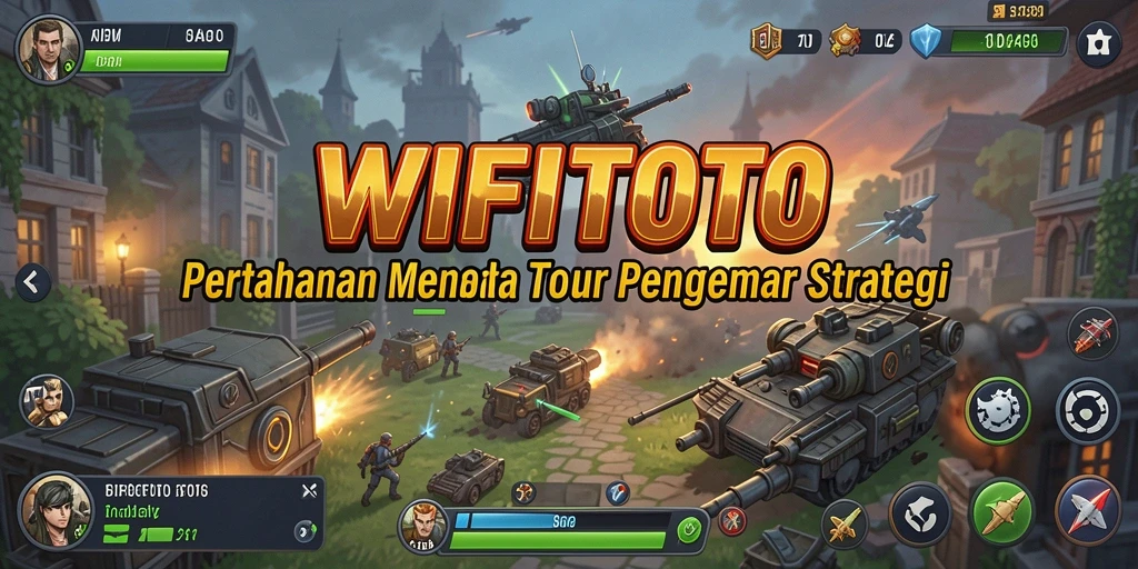 Tampilan permainan WIFITOTO yang menarik dalam genre Tower Defense.