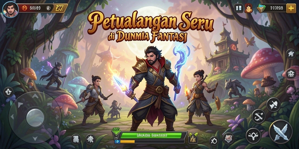 Gameplay seru ZK7 dengan eksplorasi dan pertarungan yang intens.